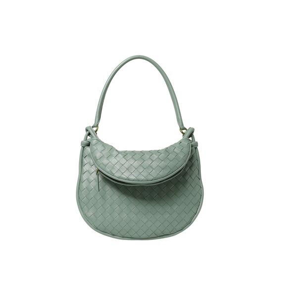 Bottega Veneta NWT Medium Gemelli Intrecciato Leather Bog in Aloe - Picture 1 of 16